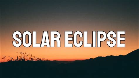 solar eclipse lyrics